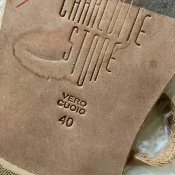 CHARLOTTE STONE Yvonne Ostrich Feather Sandals - Picture 10 of 11